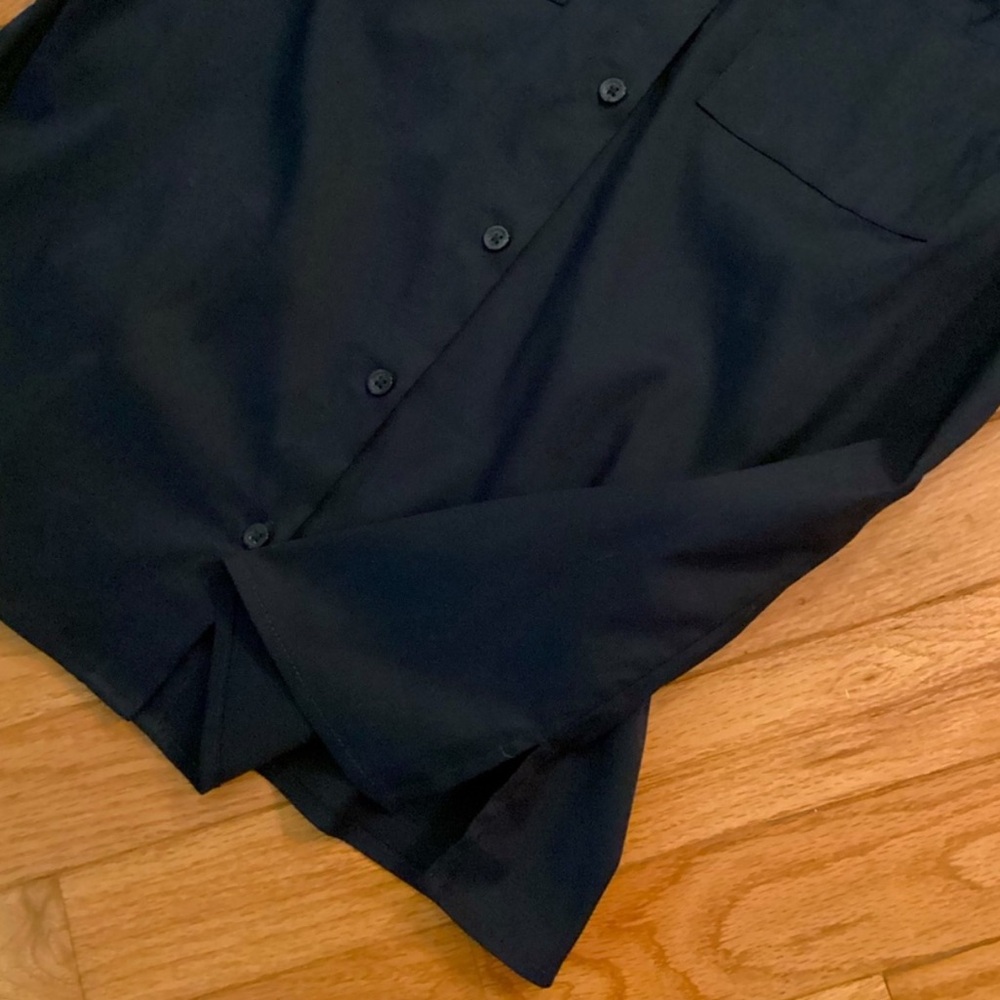 NEW ANN TAYLOR STRETCH COTTON SLEEVELESS BUTTON DOWN - STRAIGHT HEM WITH VENTS - Picture 4 of 8